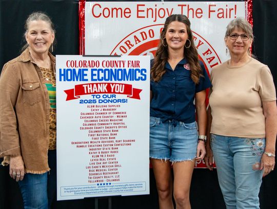 2025 Colorado County Fair: Home Economics