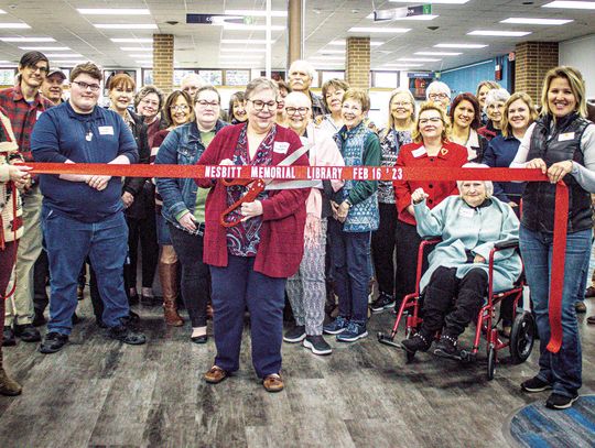 ANOTHER LOOK AT NESBITT MEMORIAL LIBRARY RIBBON CUTTING FEB. 16