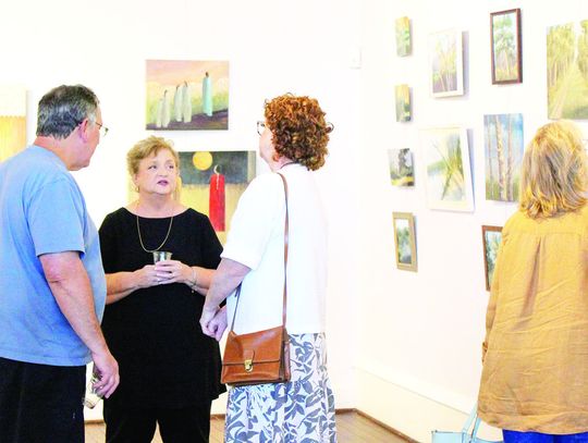 Artist celebrates third solo exhibit at Live Oak Art Center