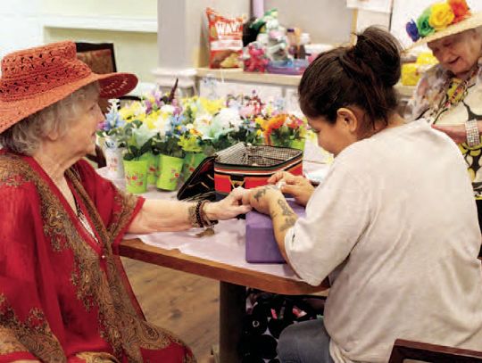 Assisted living residents get glamorized for Mother’s Day