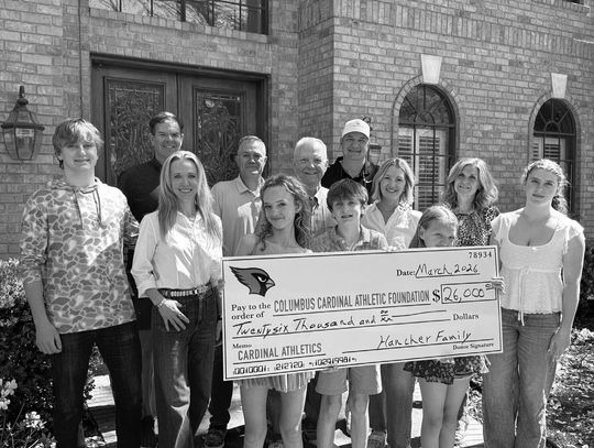ATHLETIC FOUNDATION RECEIVES DONATION