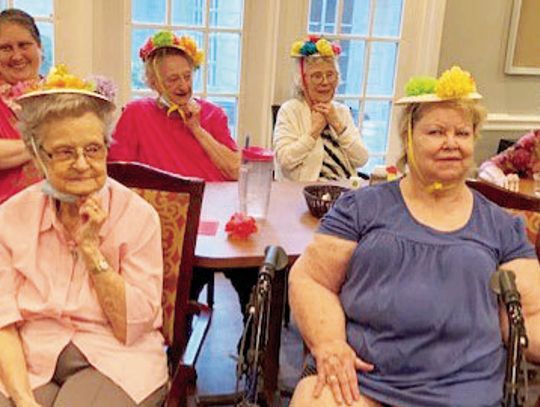 CHRISTIAN WOMEN’S ORGANIZATION BRINGS SMILES TO ASSISTED LIVING RESIDENTS