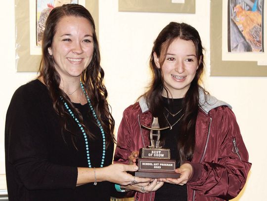 CISD students receive awards for rodeo art