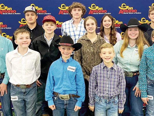 COLORADO COUNTY 4-H MEMBERS TAKE ON COMPETITIONS