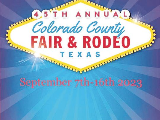 The fair, which features loads of competition in various categories, runs select days in September and will be held at the Colorado County Fairgrounds, 1146 Crossroads Blvd.