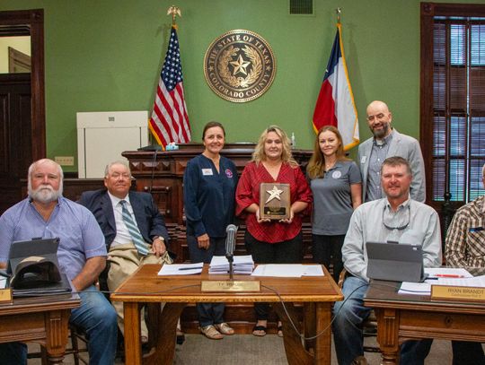 Colorado County receives 2025 Excellence in Safety Award, finalizes countywide polling process