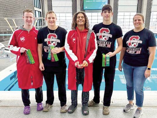 Columbus boys make swimming state meet