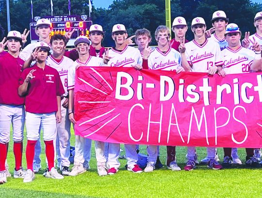 Columbus Cardinals win Bi-District Championship