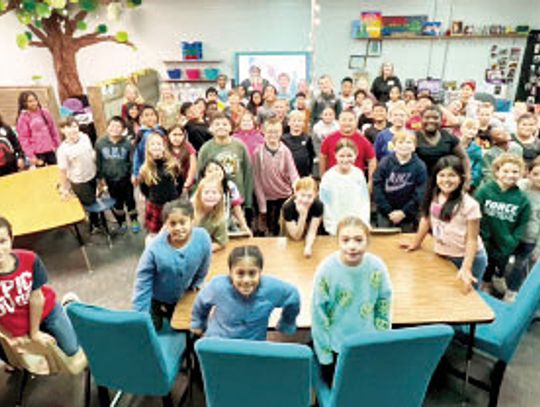 Columbus Elementary fourth-graders experience Texas history