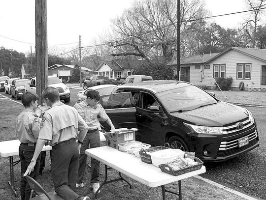 COLUMBUS LIONS BOY SCOUTS BURGER DRIVE A HUGE SUCCESS