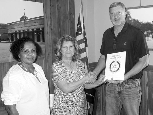 Columbus Rotary Club welcomes new member, Boys State students