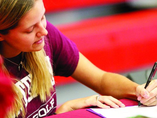 Columbus seniors sign collegiate letters of intent