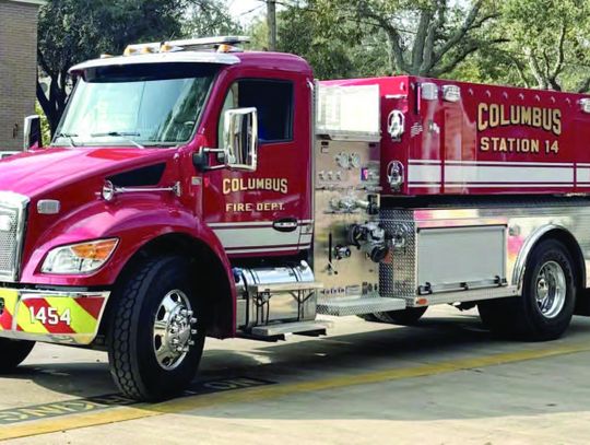 Columbus VFD purchases new tanker thanks to grant, donations