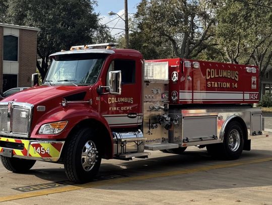 Columbus VFD purchases new tanker thanks to grant, donations