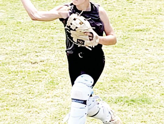 Columbus youth softballer attends Collegiate Catchers Camp