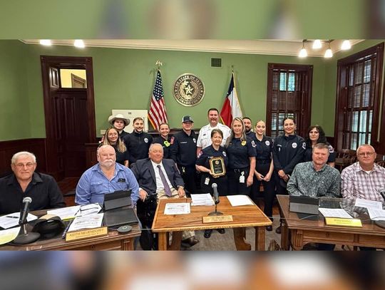 County recognizes Hinze for 40 years of EMS service