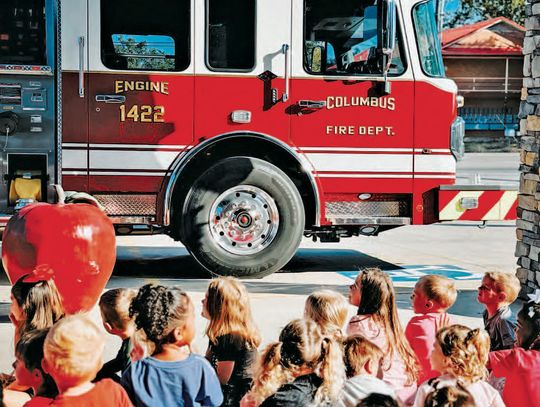 CVFD PAYS VISIT TO LEARNING CENTER