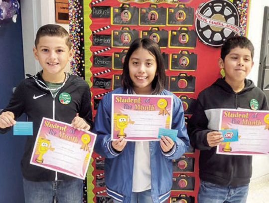 EAGLE LAKE INTERMEDIATE SCHOOL’S STUDENTS OF THE MONTH