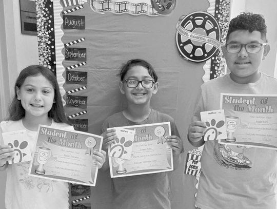 EAGLE LAKE INTERMEDIATE SELECTS STUDENTS OF THE MONTH