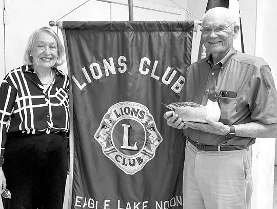 Eagle Lake Noon Lions host Texas historian, local business owner