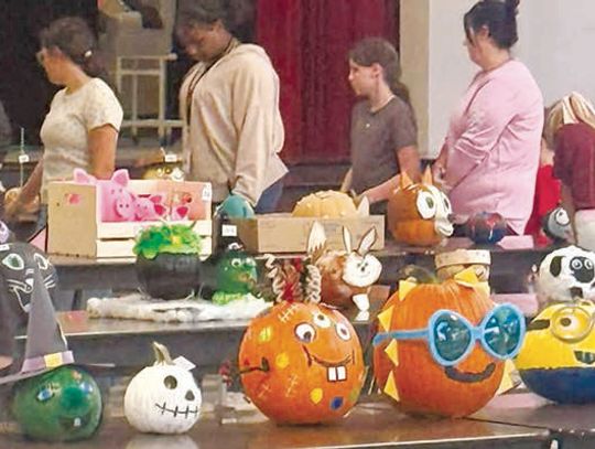 ELEMENTARY STUDENTS SHOWCASE SPOOKY SPIRIT WITH PUMPKIN DECORATING