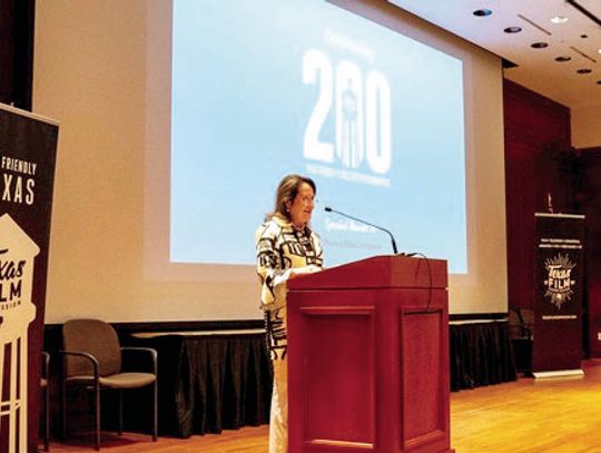First Lady Abbott congratulates Columbus as 200th Film Friendly Texas community