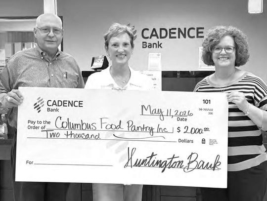FOOD BANK RECEIVES DONATION