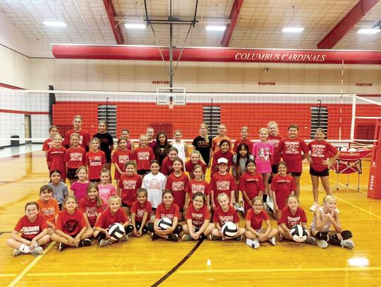 FUTURE LADY CARDS TRAIN AT VOLLEYBALL CAMP