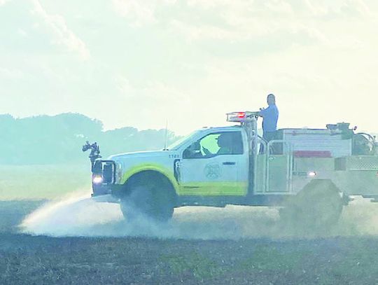 Garwood blaze eats away at 20 acres