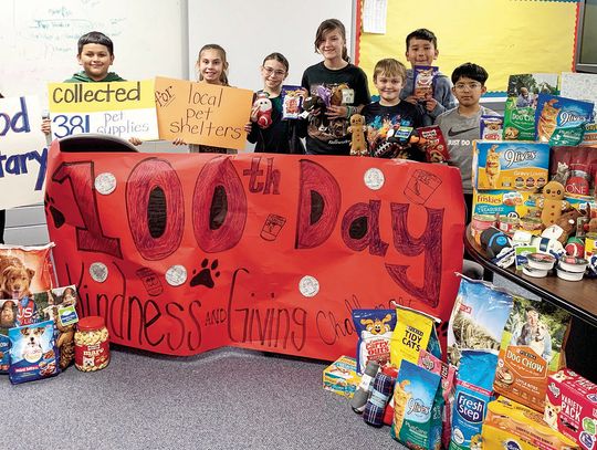 Garwood Elementary celebrates 100th day with kindness