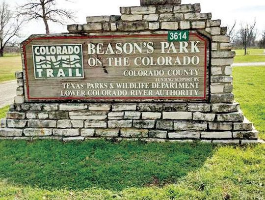 Gen. Sam Houston at Colorado County’s Beason’s Crossing