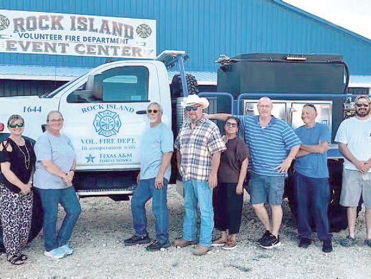 GRANT HELPS FUND NEW BRUSH TRUCK