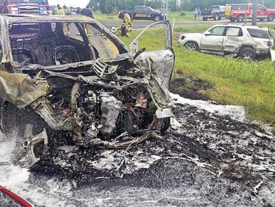 Horror wreck miraculously claims no lives