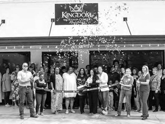 KINGDOM WORSHIP CENTER MINISTRIES CELEBRATES OPENING WITH RIBBON CUTTING, CONFETTI