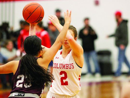 Lady Cardinals soar to district wins