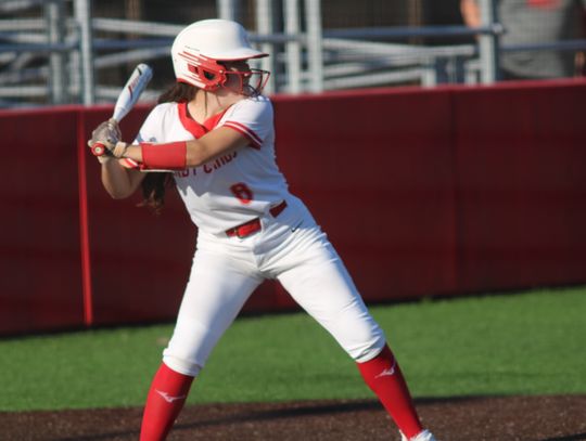 Lady Cards split district games, remain in second place