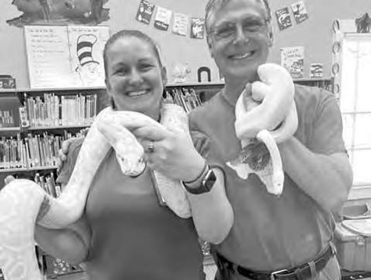 Library hosts snakes, music programs