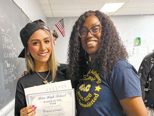RAIDER OF THE WEEK