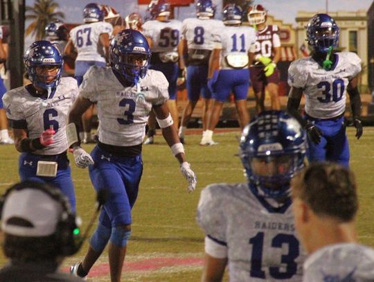 Raiders fall to East Bernard 35-27