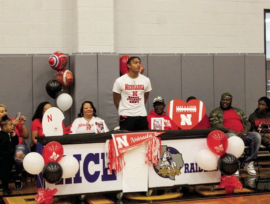 Roger Grandey committed and signed to continue his athletic and academic career at the University of Nebraska.