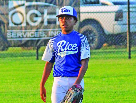 Rice Junior baseball team 1-2 at Sealy Tournament