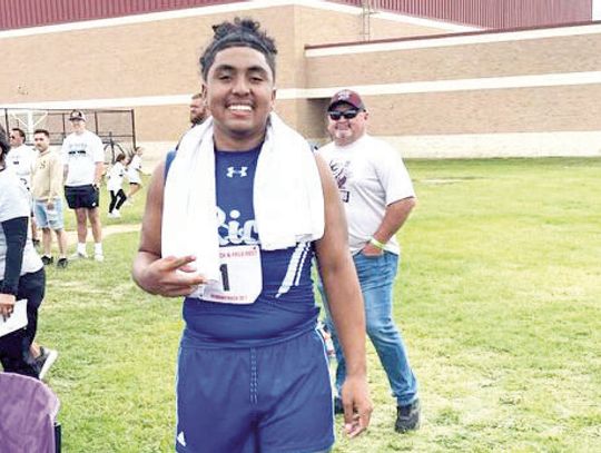 RICE’S MYERS HEADS TO STATE FOR SHOT PUT