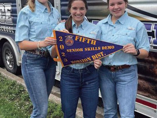 RICE TAKES TOP FIVE IN FFA CONTEST