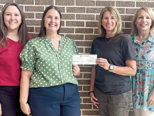 SAS RECEIVES $10,000 DONATION FROM FIRST STATE BANK OF COLUMBUS