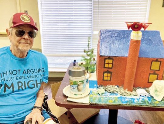 Senior finds satisfaction painting for fellow residents