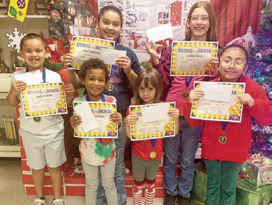 SHERIDAN ELEMENTARY STUDENTS OF THE MONTH