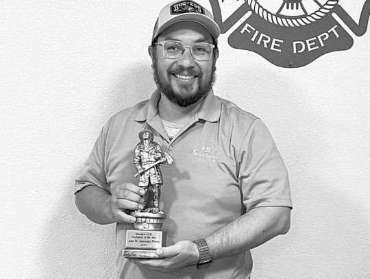 SHERIDAN VFD NAMES FIREFIGHTER OF THE YEAR