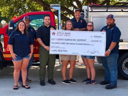 Sheridan VFD receives $233k grant