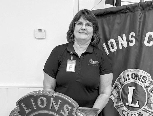 SHIMEK ADDRESSES EAGLE LAKE NOON LIONS CLUB
