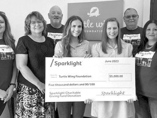 Sparklight awards grant to Turtle Wing Foundation